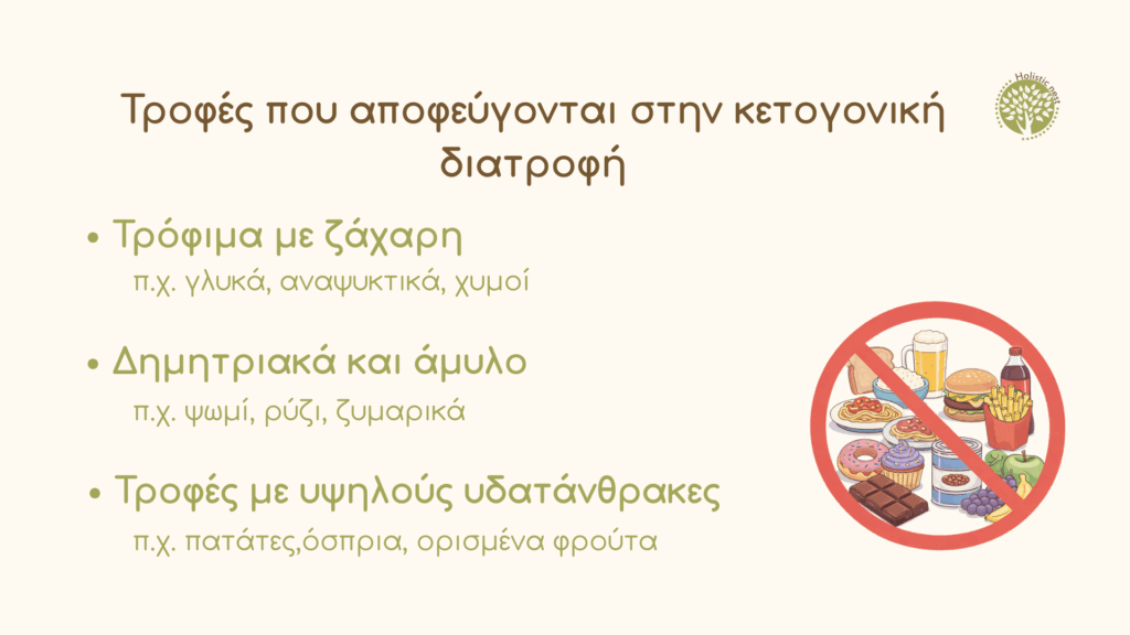Τροφές που αποφεύγονται στην κετογονική διατροφή