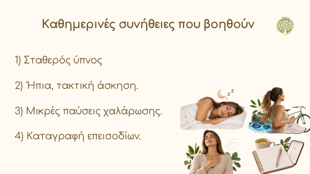 Καθημερινές συνήθειες που βοηθούν
